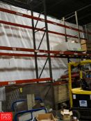 Sections of Pallet Racking to Include: (18) 18' Uprights, (84) 8' Horizontals