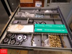 Contents of Vidmar Cabinet to Include: Witt Printing Press Parts