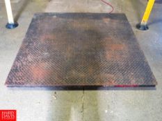 Floor Scale 4' X 4', with Ohaus Defender 3000 Display Rigging Fee: $100