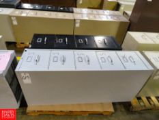 Vertical Filing Cabinets to Include: (1) 5-Drawer, (1) 4-Drawer