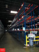 Sections of Pallet Racking to Include: (42) 18' Uprights, (28) 8' Horizontals, with Metal Decking