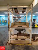 Pepper Feeding System to Include: (1) Tote Bag Stand, (1) Secton of Screw Conveyor, Approximately