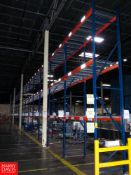 Sections of Pallet Racking to Include: (21) 18' Uprights, (14) 8' Horizontals, with Metal Decking