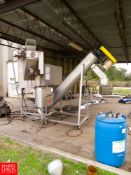 Product Saver, S/S Hopper with Inclined Screw Conveyor