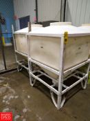 Plastic Storage Bins (Sugar) Rigging Fee: $80x2