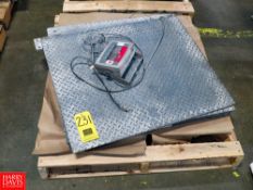 Thurman Floor Scale 3' X 3', with Ohaus Defender 3000 Display Rigging Fee: $100