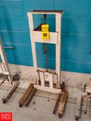 Manual Winch Roll Handling Cart Rigging Fee: $80