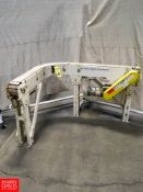New London 90° Powered Conveyor, Model 470-4 1/2