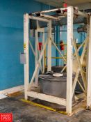 Feed System to Include: (1) Tote Bag Stand, (1) S/S Hopper Rigging Fee: $800