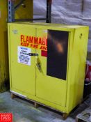 Flammable Storage Cabinet Rigging Fee: $80-100
