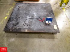 Floor Scale 5' X 5', with Mettler Toledo Display Rigging Fee: $100