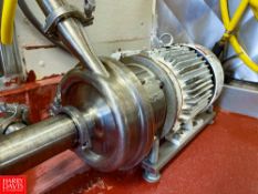 Alfa Laval Centrifugal Pump with 5 HP Motor Rigging fee: $100