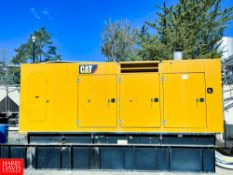 Caterpillar 750 KVA Model 600 Standby Generator : SN CAT00C18CNAW00553, with 1,000 Gallon Diesel