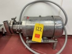 Tri Clover C230 Centrifugal Pump with Baldor 7.5 HP 3,520 RPM Motor Rigging fee: $100