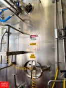 2,000 Gallon Jacketed Rectangular S/S Tank with Vertical Agitation (Pasteurized Tank #6) Rigging