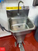 Sani-Lav S/S Sink with Foot Controls Rigging fee: $150