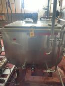 S/S 500 Gallon Van Vetter Jacketed Tank
