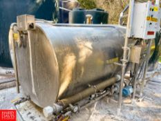 600 Gallon S/S Farm Tank Rigging fee: $450