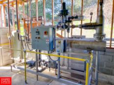 Sprinkman Hot Water Set with 8’ S/S Shell & Tube Heat Exchanger and Controls Rigging fee: $450