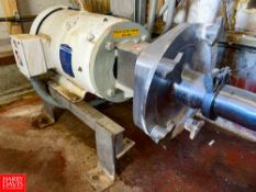 Fristam Centrifugal Pump with 5 HP Motor Rigging fee: $150