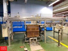 Jorgensen S/S Retort Basket Loader Model: 61599/1, S/N: 995-02, with Conveyor, Foot Control, Allen