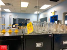 Assorted Laboratory Glassware Rigging Fee:$75