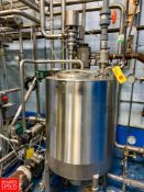 100 Gal S/S Balance Tank with (4) Defniox Air Valves Rigging Fee:$200