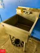 S/S Wash Sink Rigging Fee:$50