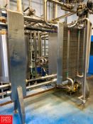 APV 3-Zone S/S Frame Plate Heat Exchanger Model: R51 S/N: 668, with (2) Dividers, Hot Water Set, (2)