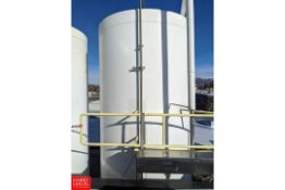 8,000 Gallon Jacketed S/S Sugar Silo With UV Lights
