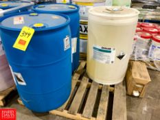 Barrels Ecolab Octave, Ecolab Conquest, And (1) Carton Diversey Floor Finish Rigging Fee:$75