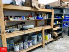 Remaining Contents Of Room, with Shelf, Cabinet, Rack, And Parts, No Installed Fixtures Rigging