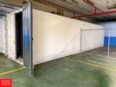 Carrier Transicold 40' Freezer Container Rigging Fee:$2200