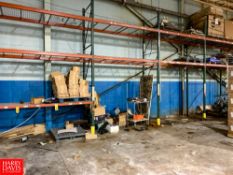 Sections Pallet Racking *Contents Not Included Rigging Fee:$500