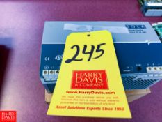 New Sola Power Supply Model: SDN20-24-480 Rigging Fee:$25