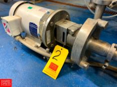 Ampco Centrifugal Pump Model: LCR20-215-18, with Baldor 5 HP 3,450 RPM Motor, 2