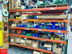 Assorted Baldor And Weg Motors, Hardware, And Gear Reducing Drives, with Rack Rigging Fee:$500