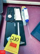 Thermometers, Micrometers, Etc. Rigging Fee:$25