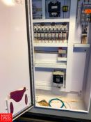 Air Valve Solenoids Allen Bradley Relays, 6 HP Powerflex 70 Variable Frequency Drive and Enclosure