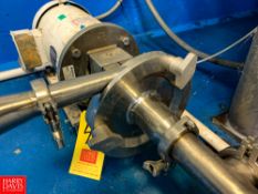 Ampco Centrifugal Pump Model: LCR20-215-18, with Baldor 5 HP 3,450 RPM Motor, 2