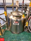 Feldmeier 200 Gallon S/S Dome-Top Jacketed Blend Tank, S/N: L2195-5, with Vertical Agitator