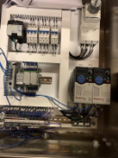 Allen Bradley Controls incl: (2) Allen Bradley Powerflex 525 VFD'S, With Micro 820 PLC, Touch