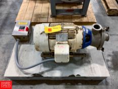 Centrifugal Pump Model: MR-20, With 15 HP Motor, 3