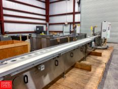 NEW S/S Cup Conveyor Line Model: 8100-127, S/N: 8692, With Allen Bradley Kinetic 300 Servo Drive And