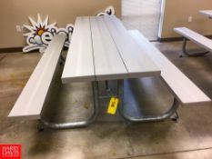 Aluminum Picnic Table Rigging: $25
