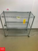 Metal Rack 3 Shelf Rigging: $25