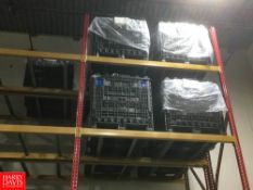 9 Collapsible Pallets with Lids Rigging: $250