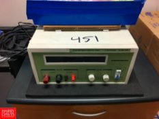Alternating DC Power Supply Model: CSI5030S Rigging: $25