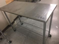 S/S Table Rigging: $25