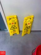 Wet Floor Sign Rigging: $25